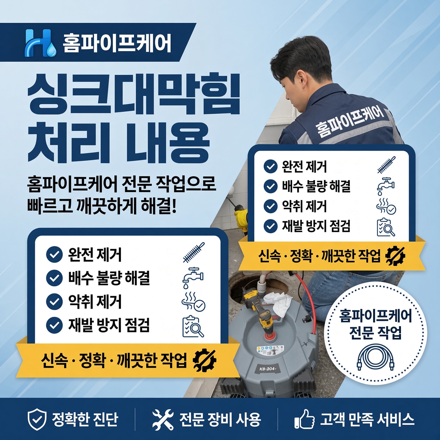마산동 하수구막힘 현장 사진